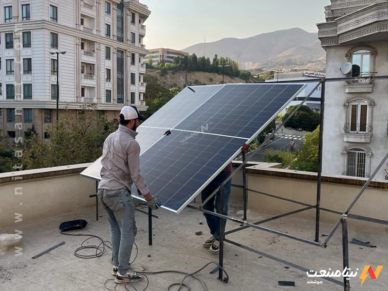 نصب پنل خورشیدی