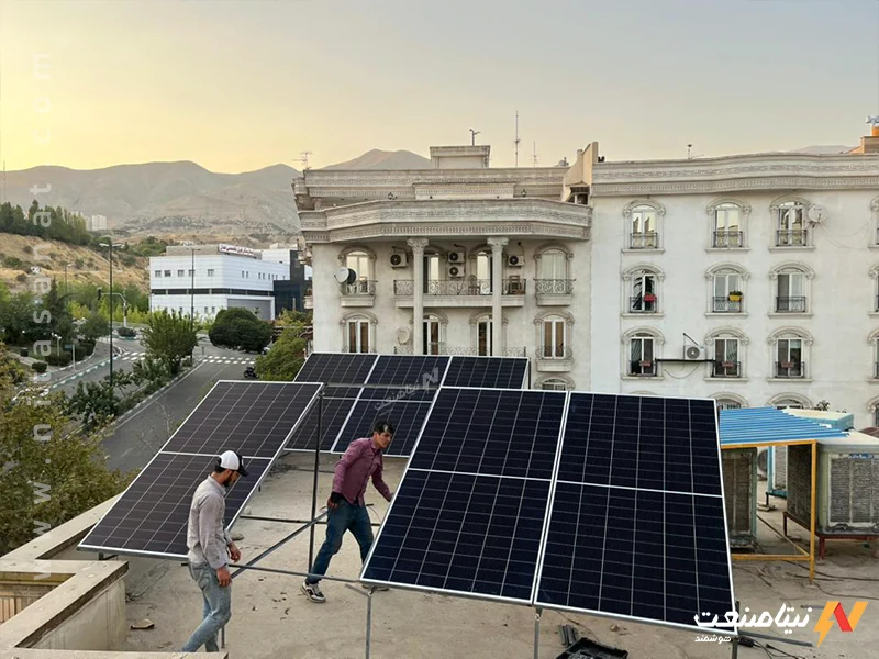 نصب پنل خورشیدی