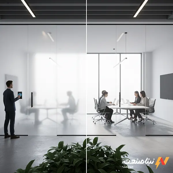 نحوه عملکرد شیشه مات شونده هوشمند