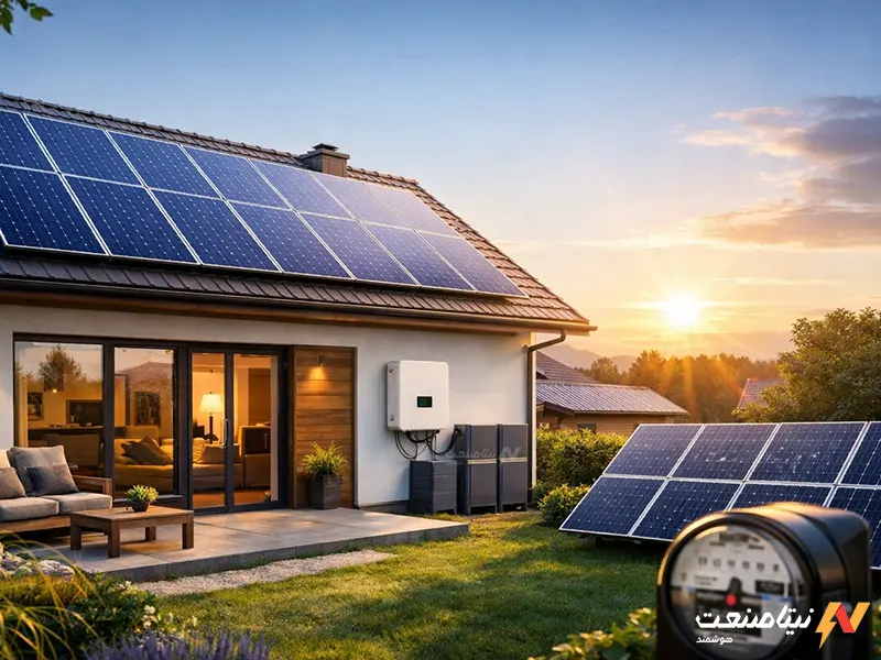 کاهش هزینه قبض برق با پنل خورشیدی خانگی کاهش هزینه قبض برق با پنل خورشیدی خانگی
